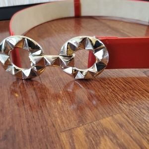 BETSY JOHNSON RED BELT